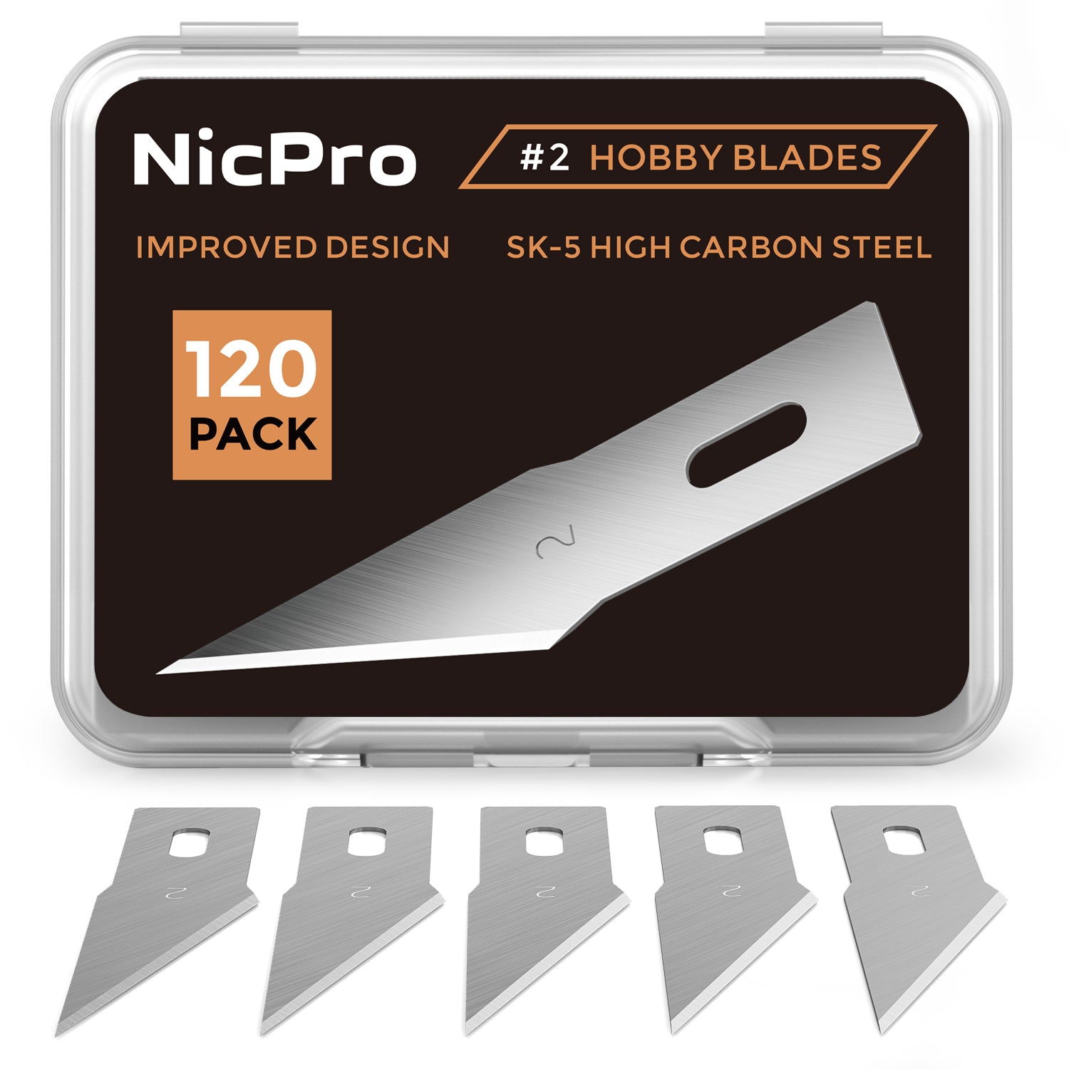 NEWISHTOOL Precision Hobby Knife Set Utility Exacto Knife Set with 10 PCS  Fine Point Razor Art Knife Tool for Architecture Modeling, Pumpkin Cutting