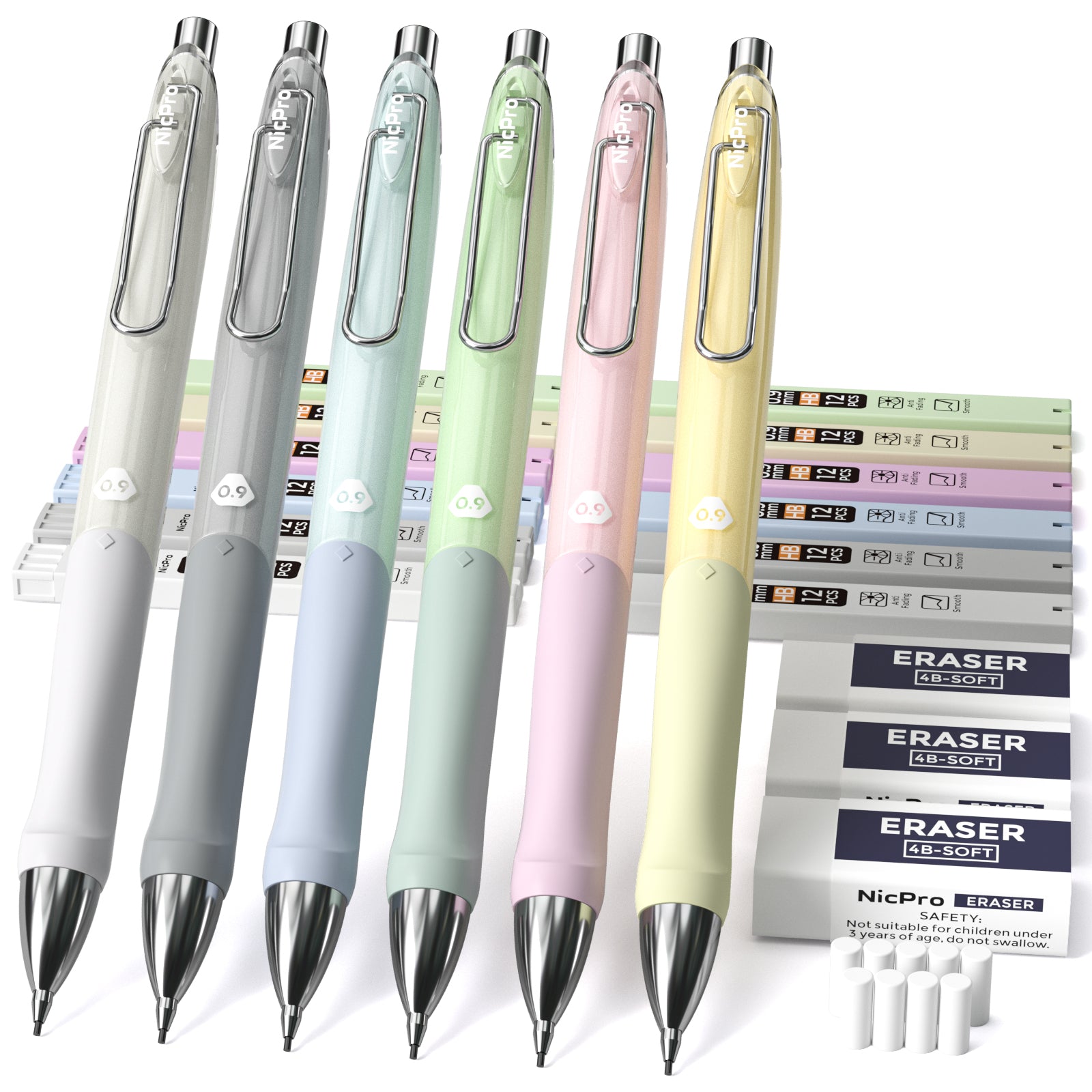 Miaara Fast Food Pencils for Kids, Non-Sharpening Mechanical  Pencil Pencil 