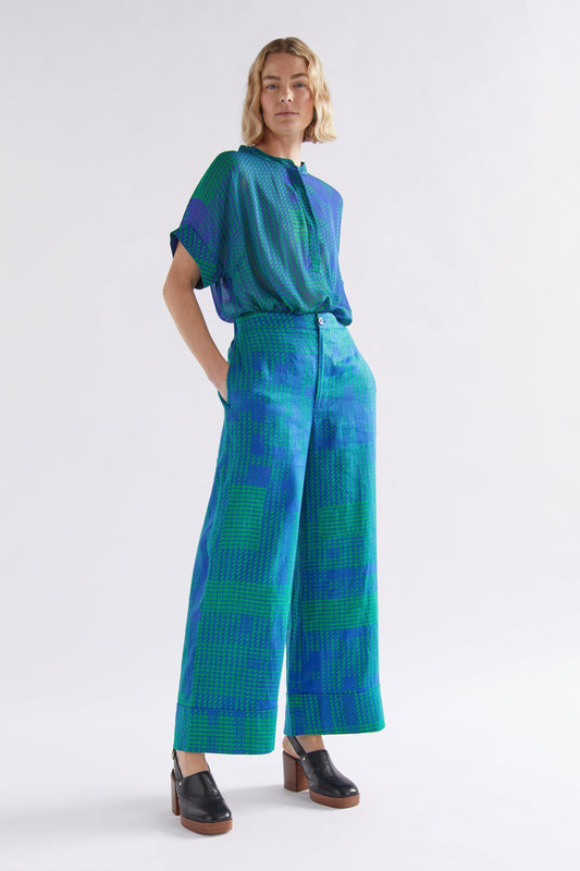 Zara, Pants & Jumpsuits, Zara Green Printed Pants