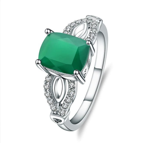 trendy 2 carat natural green agate gemstone ring gemini november aov crystals 704 large