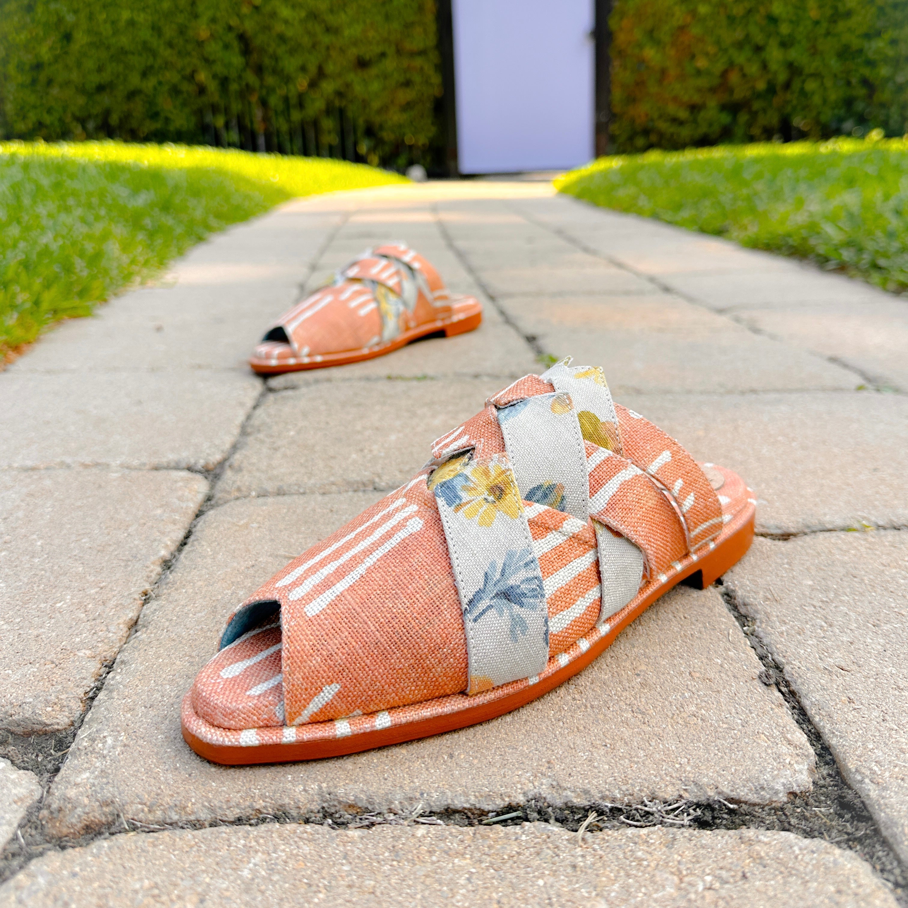 Vintage Palm Tree Mules