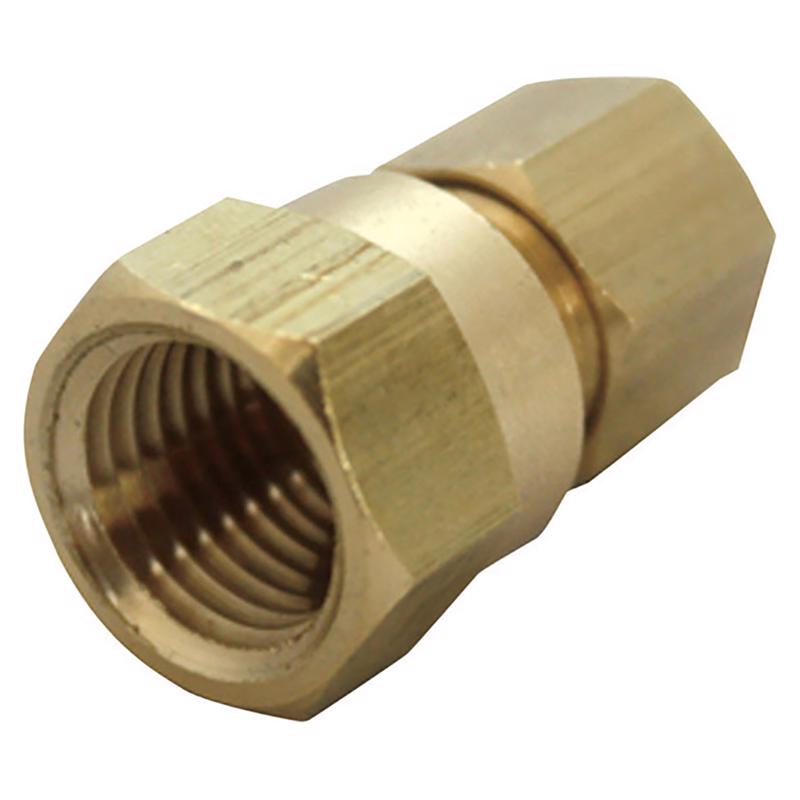 0 - 3/8 in. Compression X 3/4 in. D FPT Yellow Brass Coupling - Case of 5