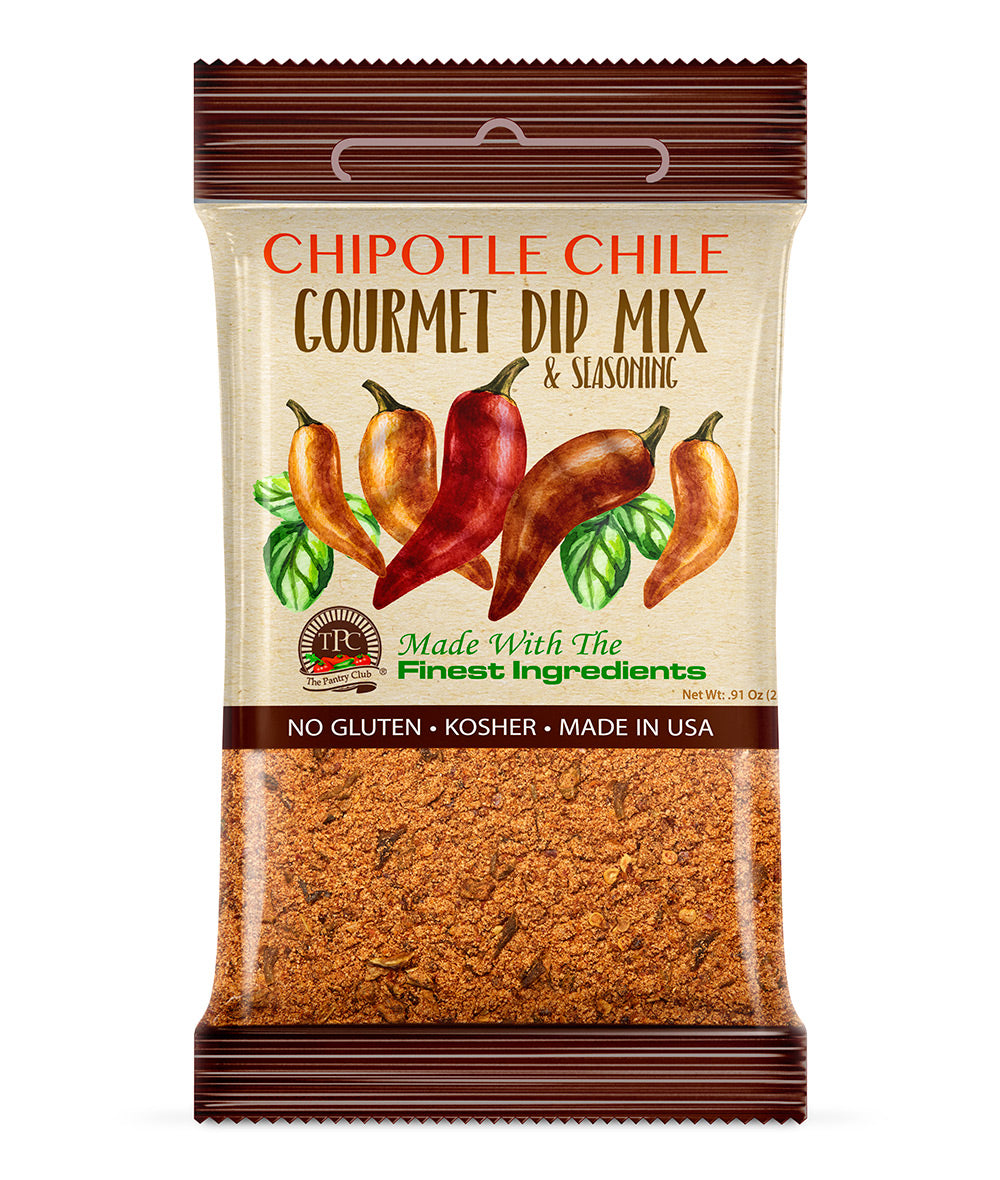 CHIPOTLE CHILE GOURMET DIP MIX (Gluten Free) - The Pantry Club