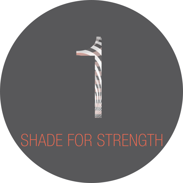 one shade for strength