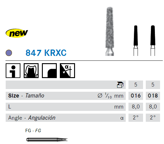 847KRXC configuration details