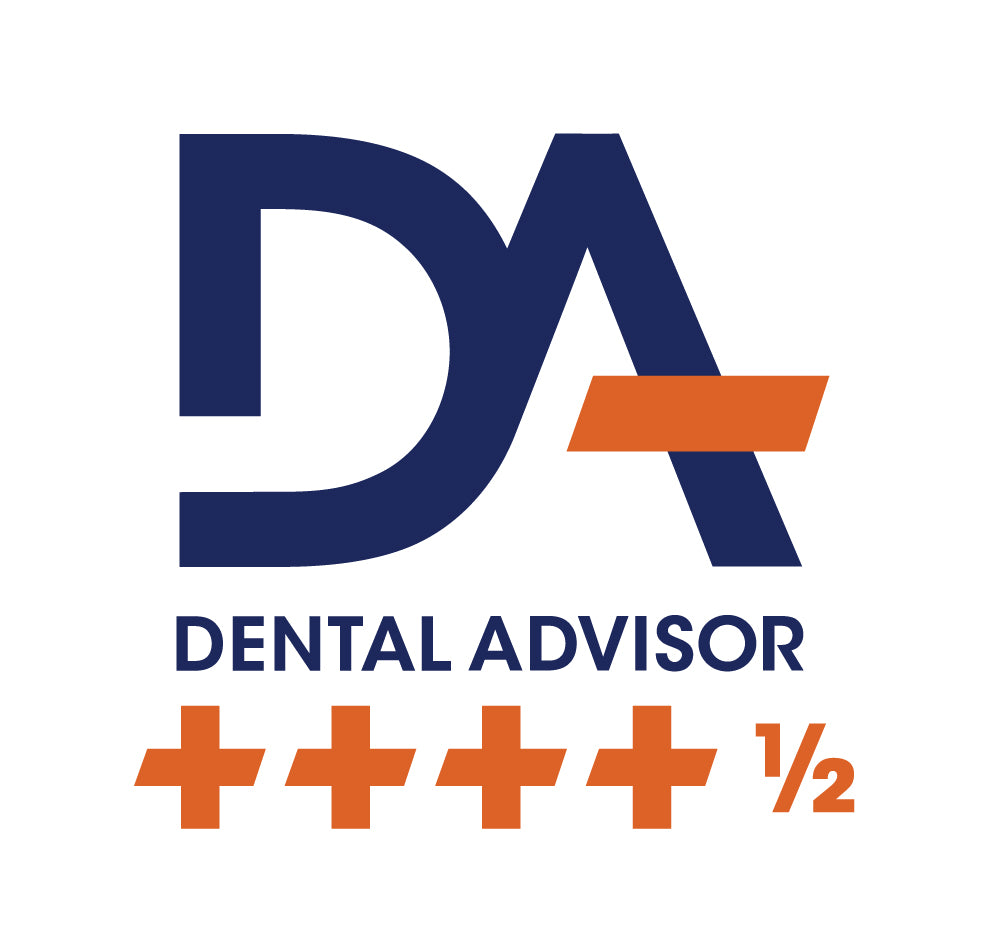 Dental Advisor four and a half starts rating