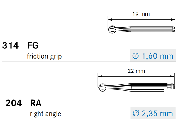 Komet H48L Shank Types