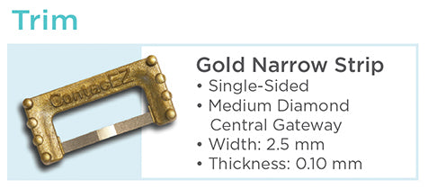ContacEZ Gold Narrow Subgingival Strip Trim Details