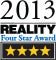 2013 Reality 4 Star Award