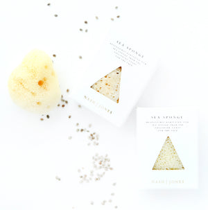 Silk Facial Sea Sponge by Nash and Jones - Thread + Seed