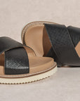 The Andie Strap Back Vegan Crossover Sandals