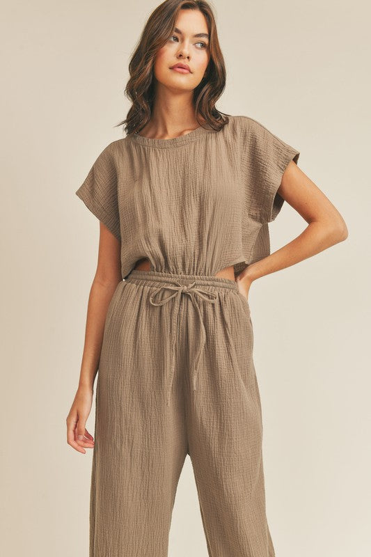 The Cori Open Back Jumpsuit