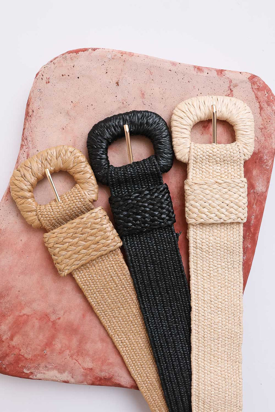 The Raffia Stretch Belt – Thread + Seed