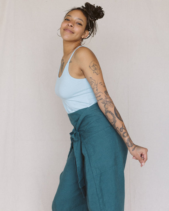 Linen Wrap Pants miljö - SLOVFLOW