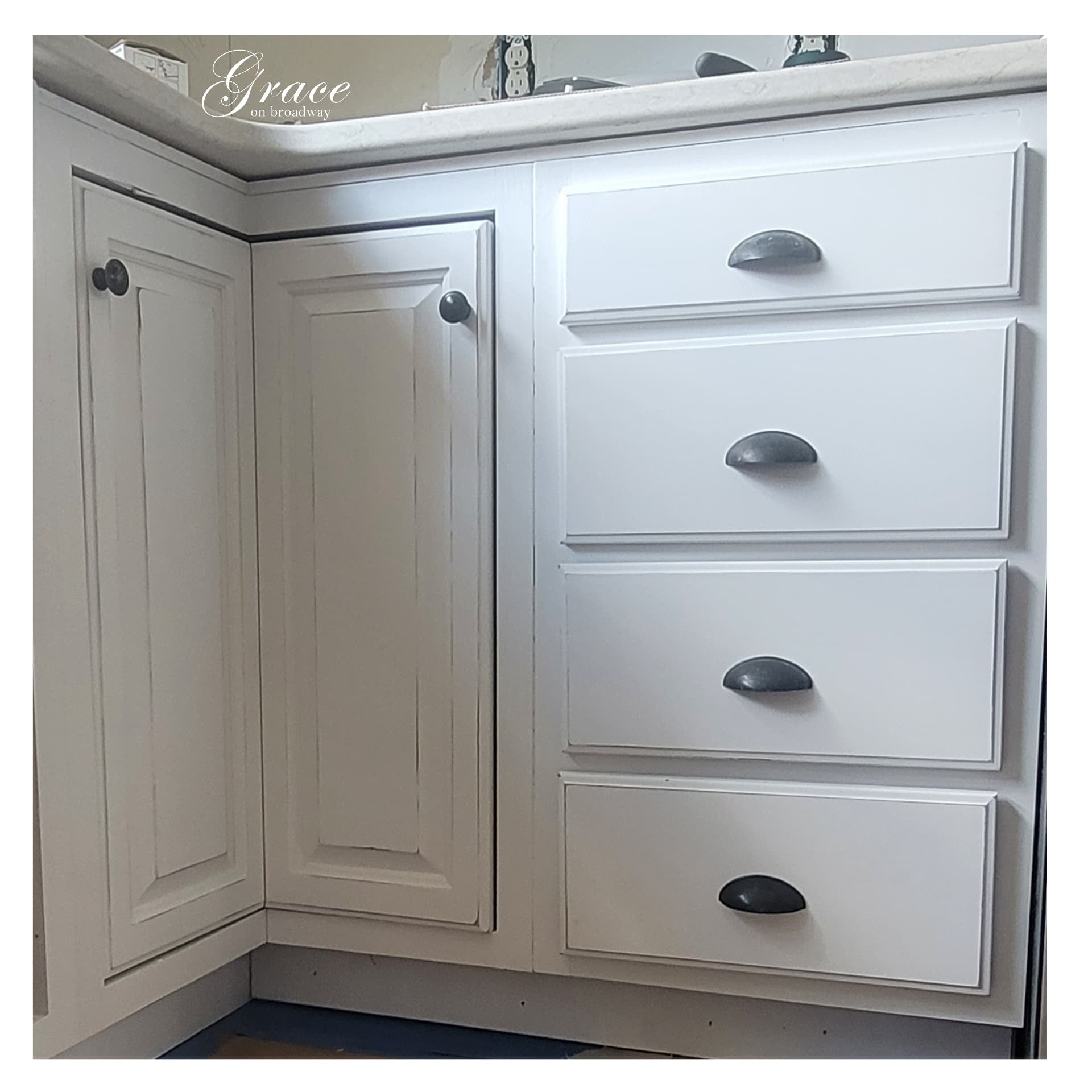 why most of our clients prefer refinishing their kitchen white wood coating refinished kitchen Grace on Broadway