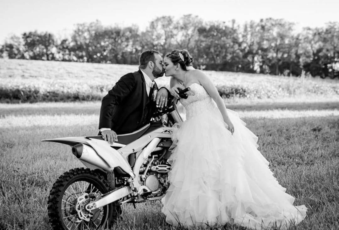 Dirt Bike Wedding Photo Idea