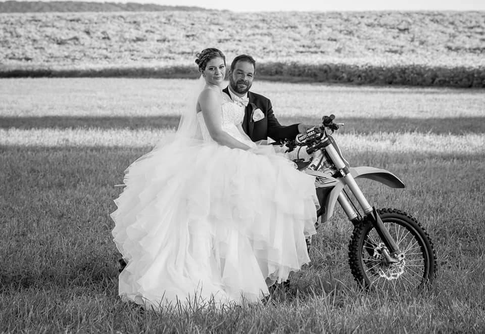 Dirt Bike Wedding Photo Idea