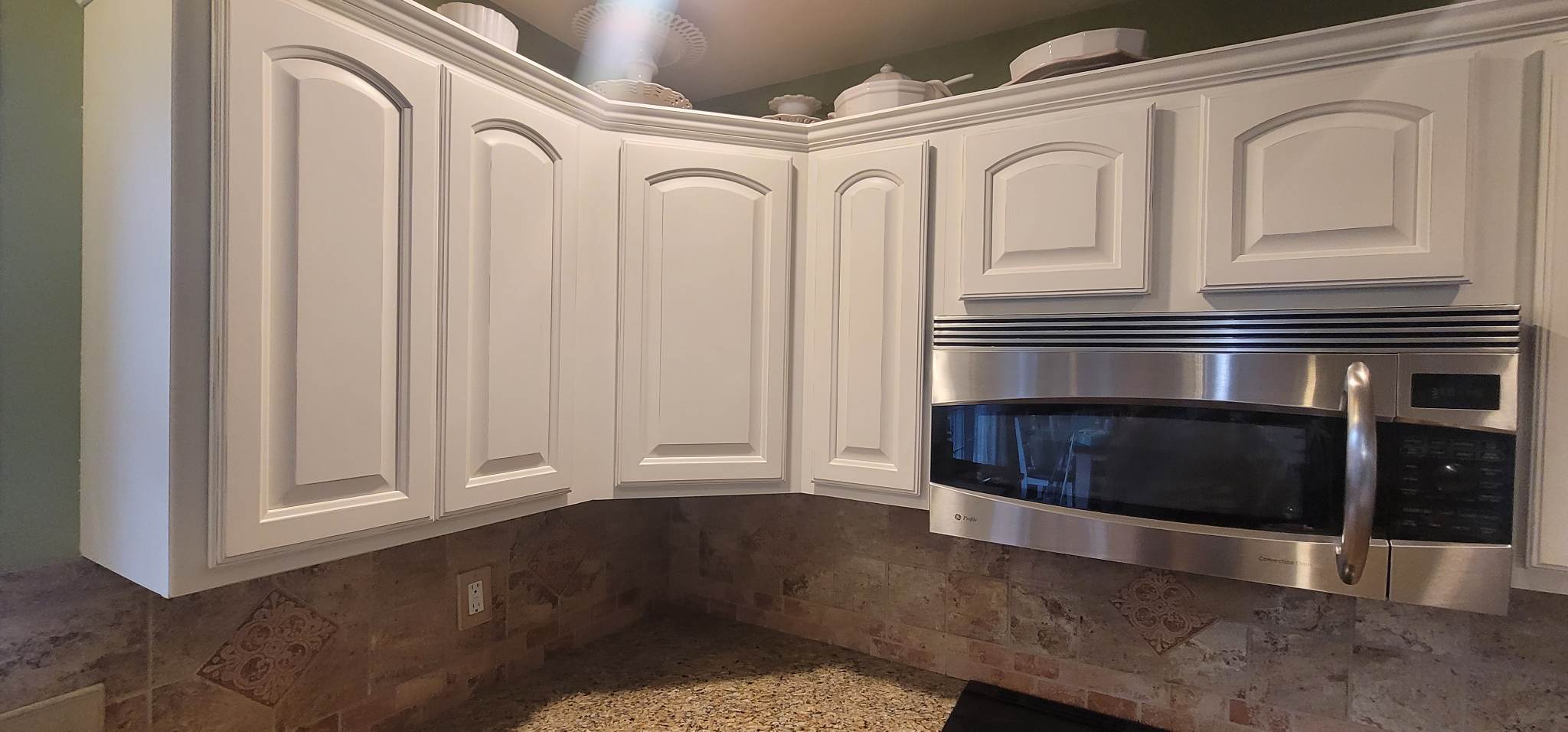 Grace on Broadway - Kitchen Refinishing in white wood coating