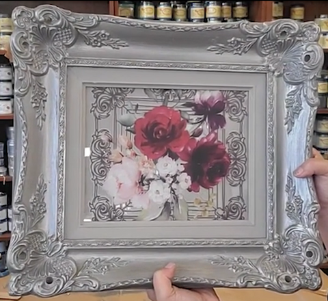 Fully Revamped Picture Frame using Metallics