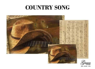 Country Song Decoupage Pack - Grace on Broadway 