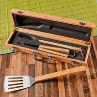 Grill Gift Set with Free Grill Brush - Personalized Grill Tool Set – Broquet