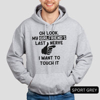 Thumbnail for Oh Look, My Girlfriend's Last Nerve, I Want To Touch It Shirt for Men