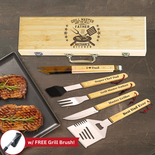 Father's Day Gift for Grill Master Grilling Planks Sampler: 6-pack for Dad,  Gifts Under 25, Free Shipping, Father's Day, Men's Gift, BBQ 