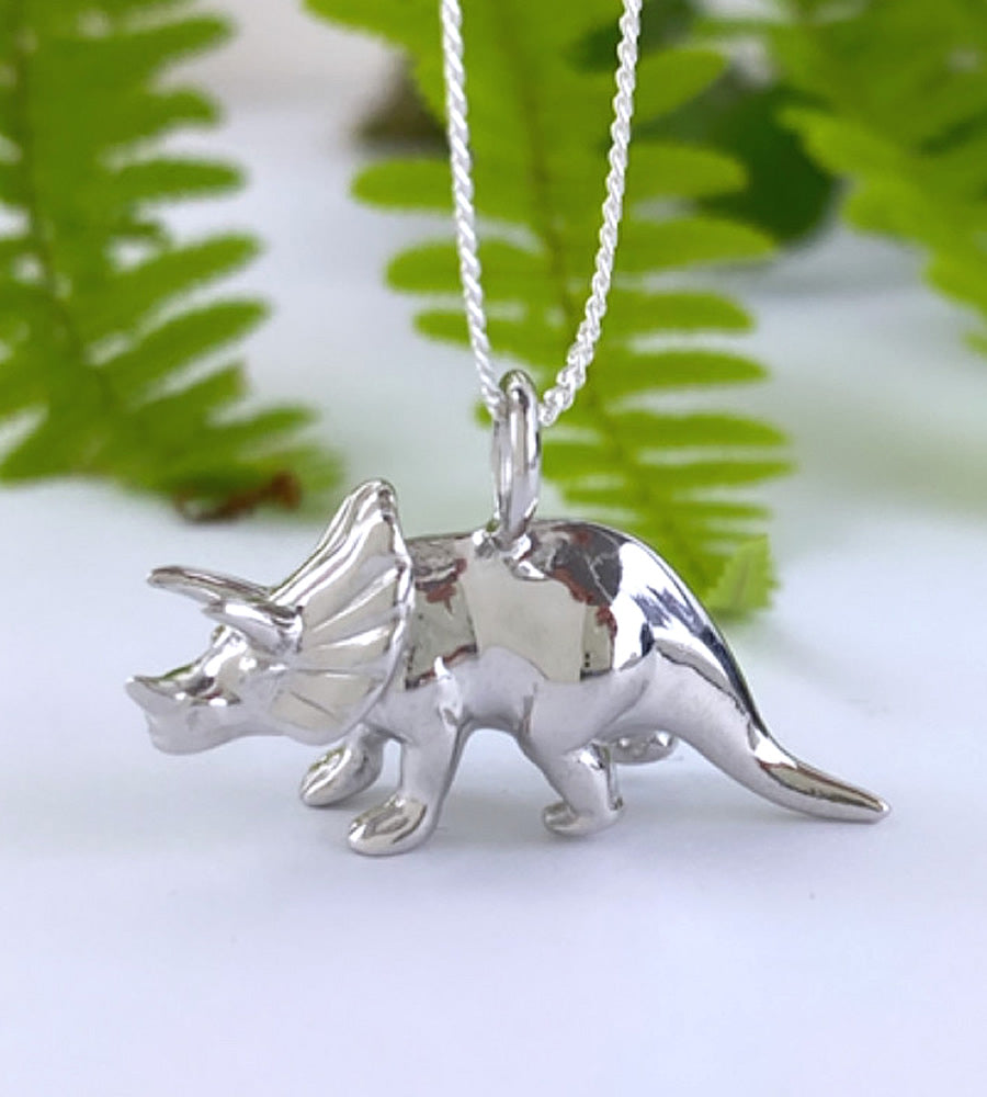 triceratops pendant