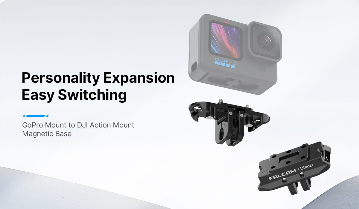 US$ 11.90 - Camera Magnetic Cage Mount Quick Release Stand Bracket  Protection Case for GoPro 11 10 9 8 for SJCAM AKASO for DJI Action Camera -  m.