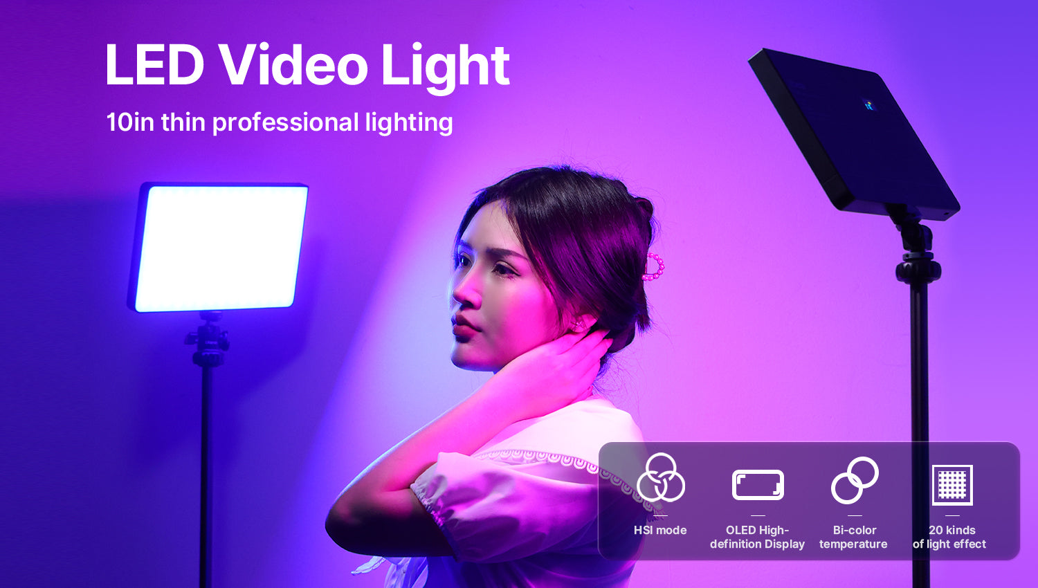 Ulanzi LT003 RGB LED Video Light