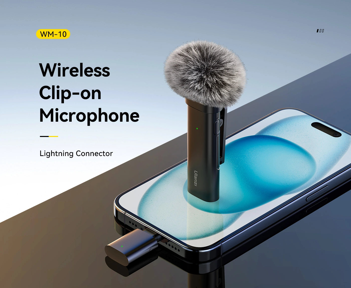 Ulanzi WM-10 Wireless Clip-on Microphone