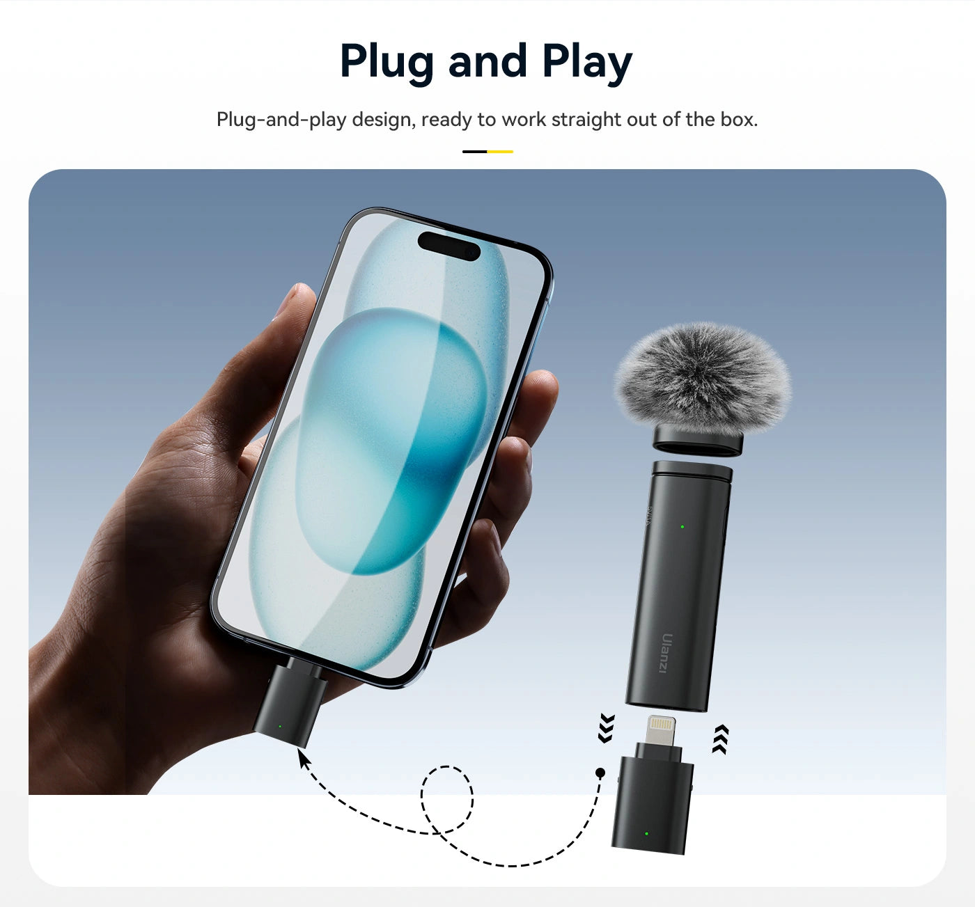 Wireless Clip-on Microphone