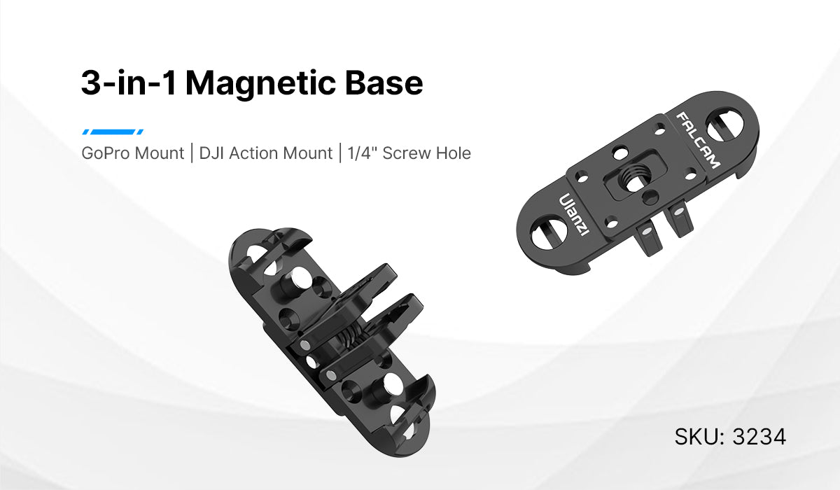 Falcam GoPro Mount to DJI Action Mount Magnetic Base 3234