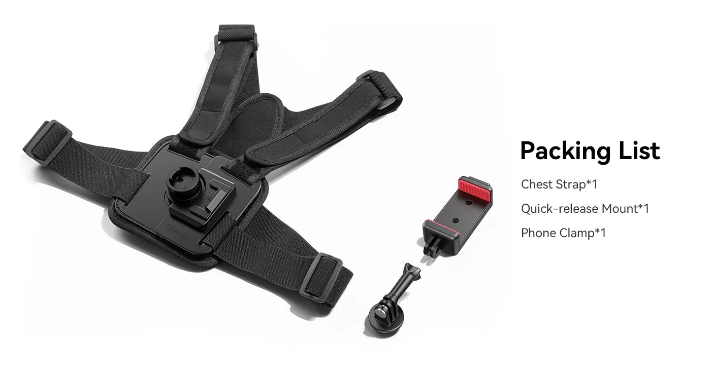 Ulanzi CM028 Go-Quick II Magnetic Chest Mount Harness for GoPro and Phone