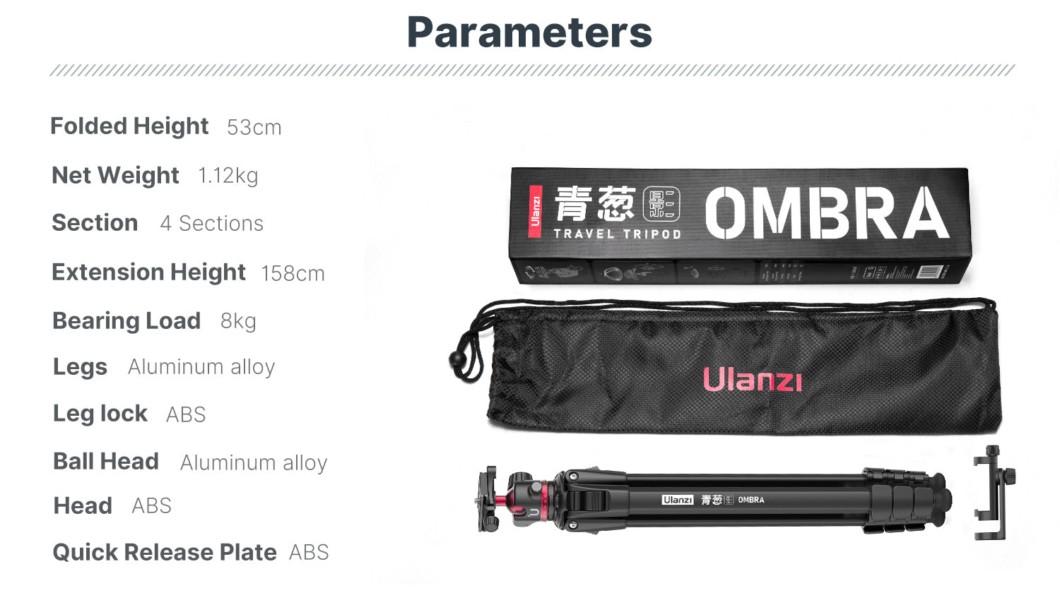 Ulanzi Ombra Travel Tripod