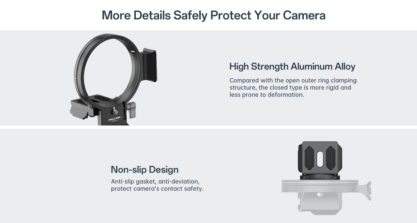 Falcam 75mm Horizontal-To-Vertical Quick Release Circular Half Cage