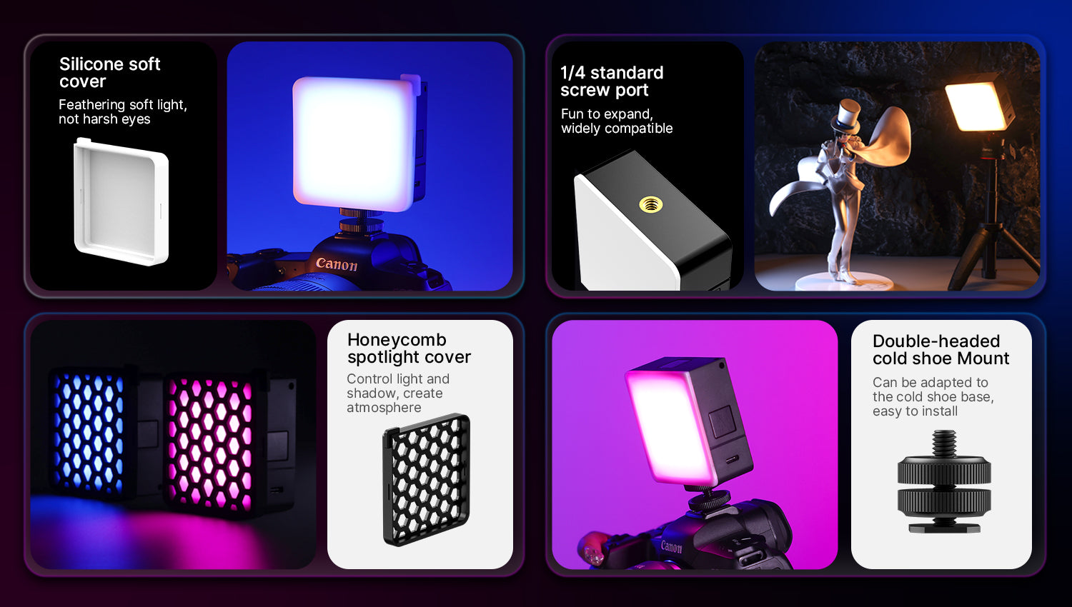 Ulanzi VL49 Pro Rechargeable Mini RGB Light