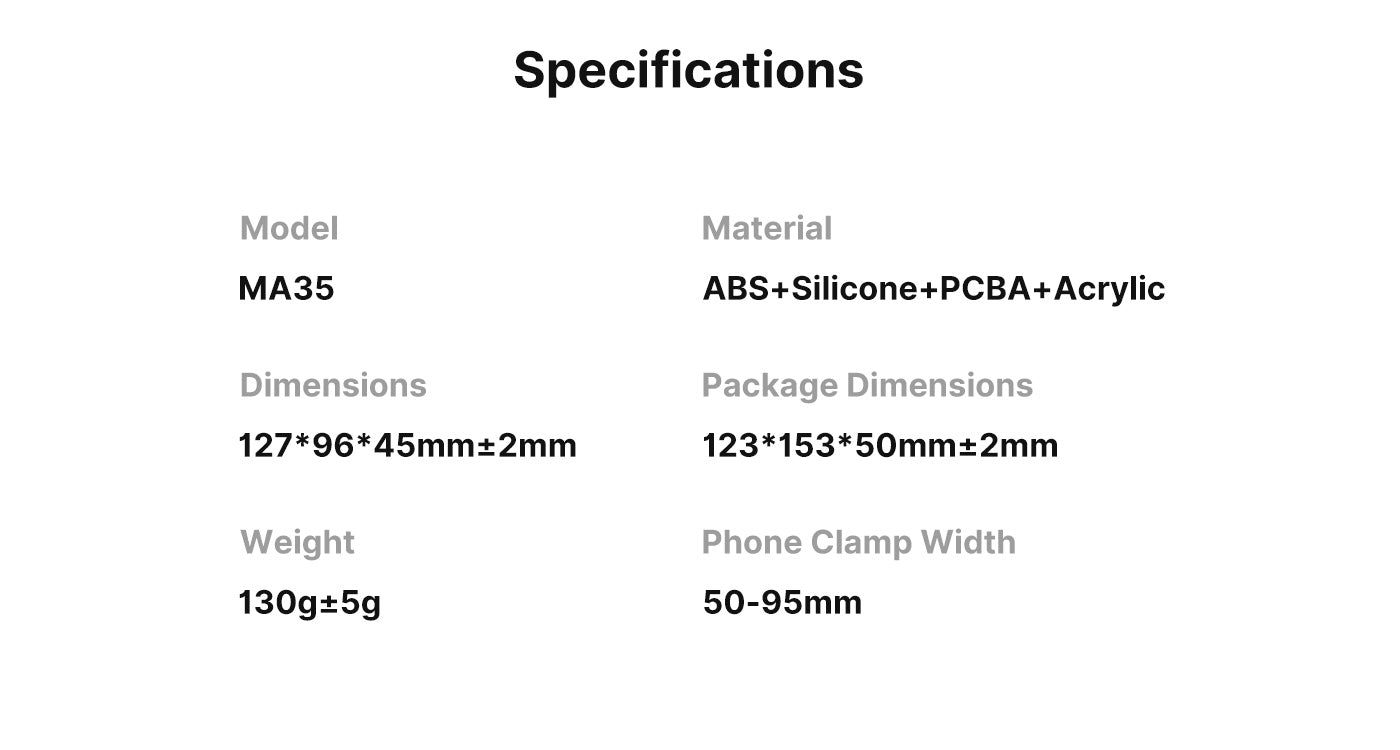 Smartphone Camera Shutter and Grip