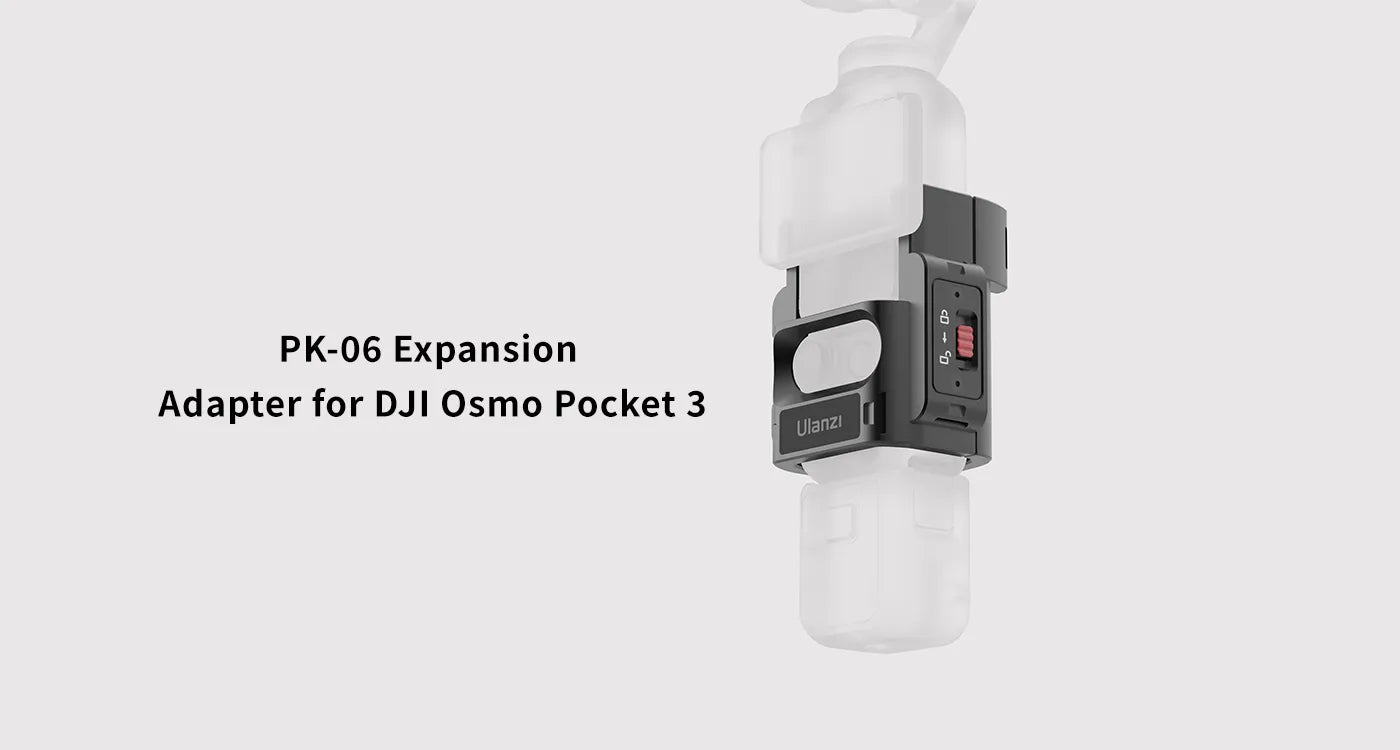 Ulanzi PK-06 Expansion Adapter | For DJI Osmo Pocket 3 | Metal 