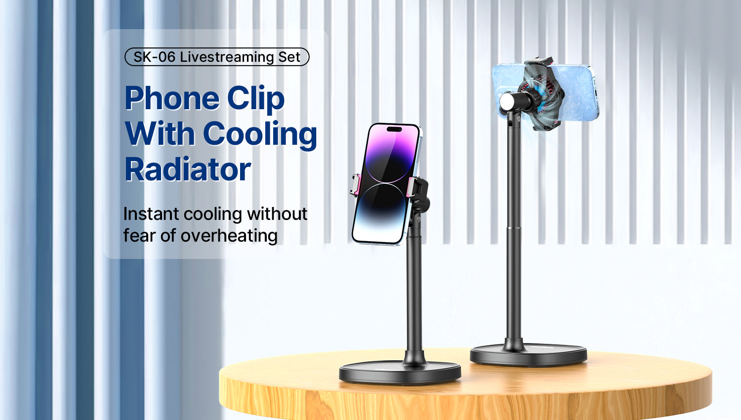 Ulanzi SK-06 Phone Clip with Cooling Radiator (Livestreaming Set) 3278