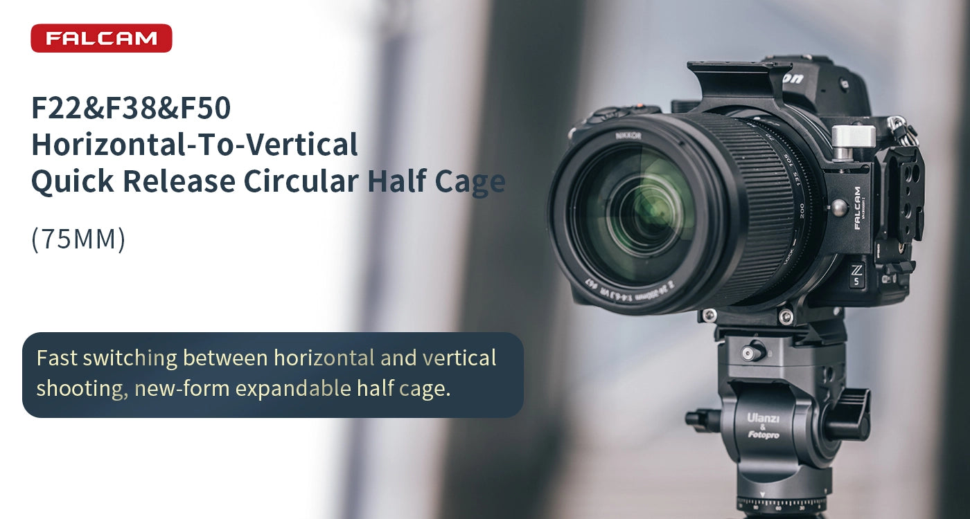 Falcam Horizontal-To-Vertical Quick Release Circular Half Cage