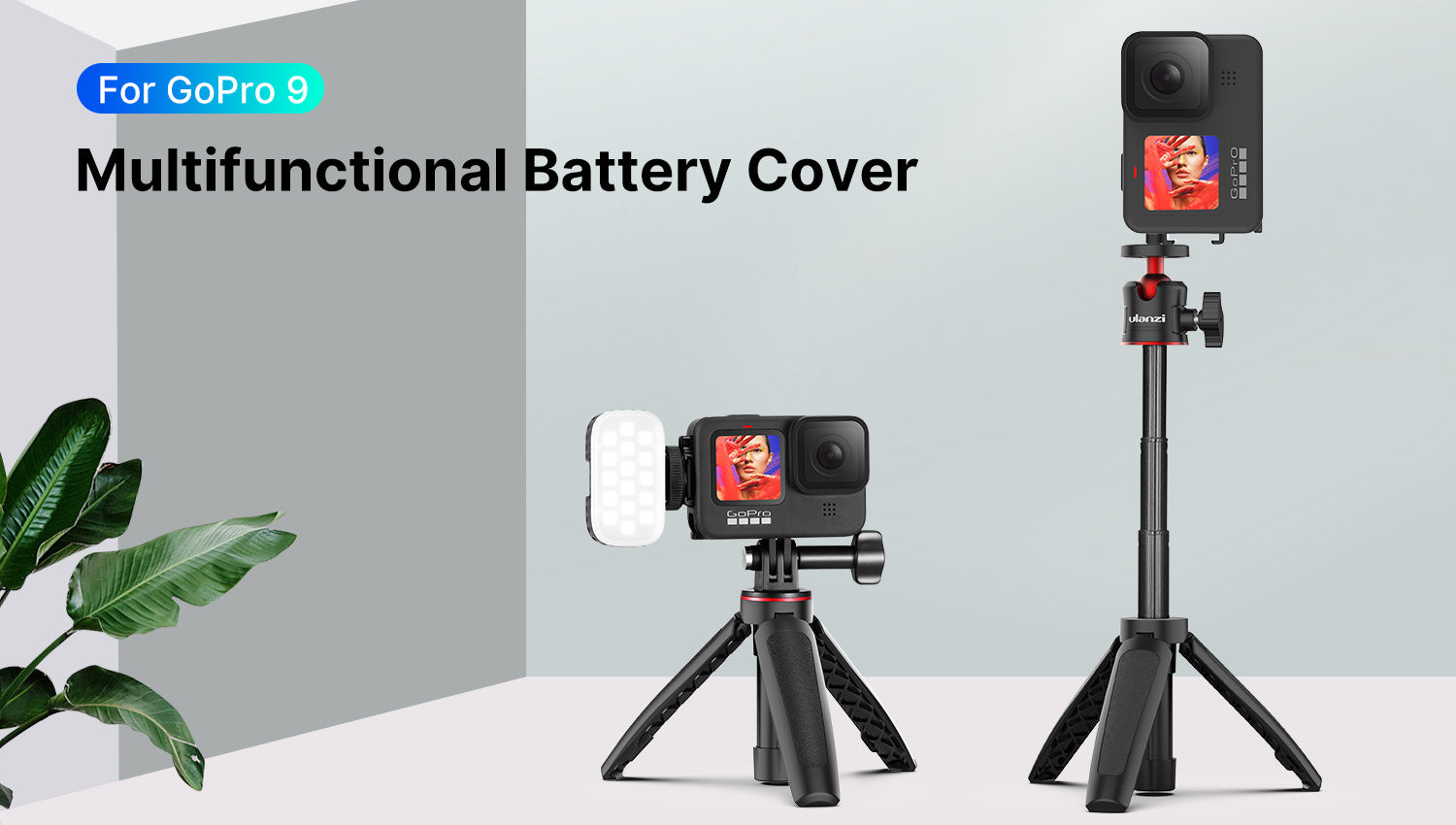 ᐅ • Ulanzi - Cache batterie avec port de chargement pour GoPro