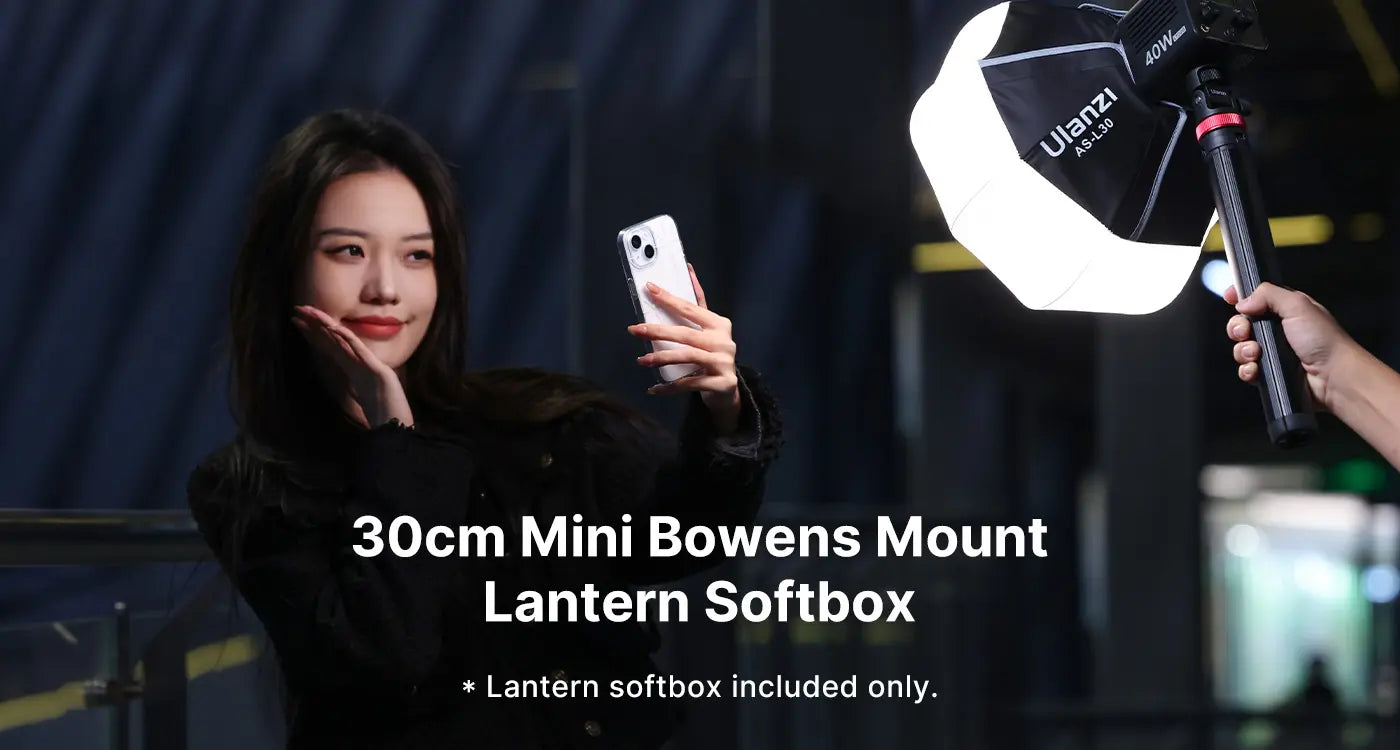 Ulanzi AS-L30 Mini Bowens Mount Lantern Softbox