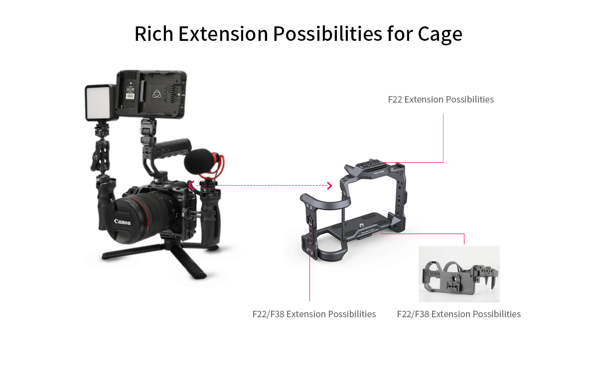 Falcam F22 Hızlı Çıkarılabilir Kamera Kitleri