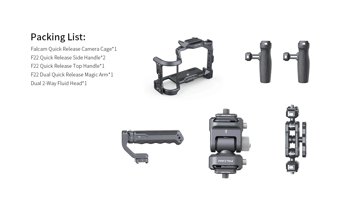 Falcam F22 Quick Release Camera Kits