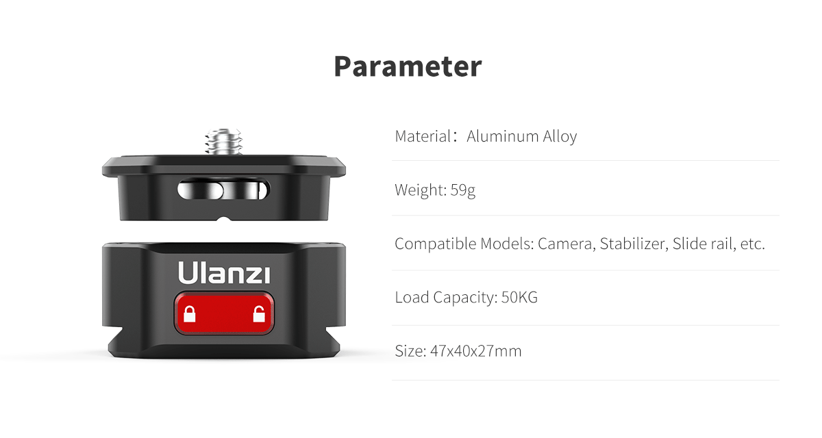 Ulanzi Claw Quick Release System (Generation II)