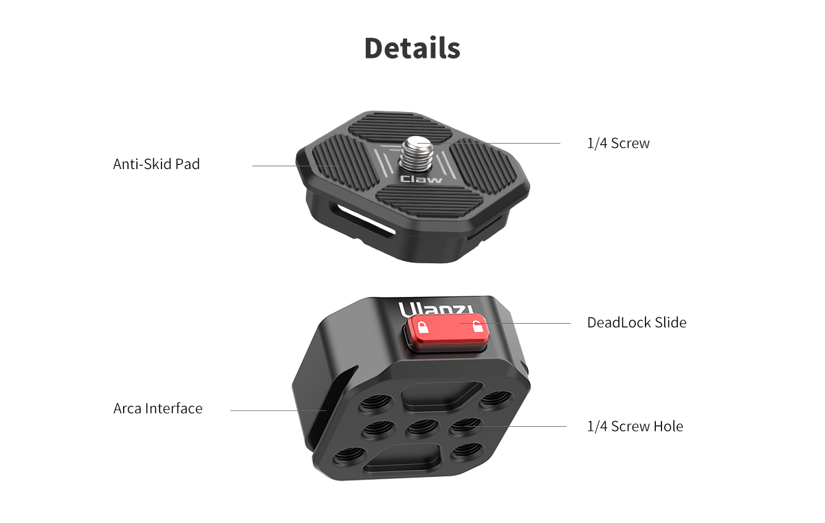 Ulanzi Claw Quick Release System (Generation II)