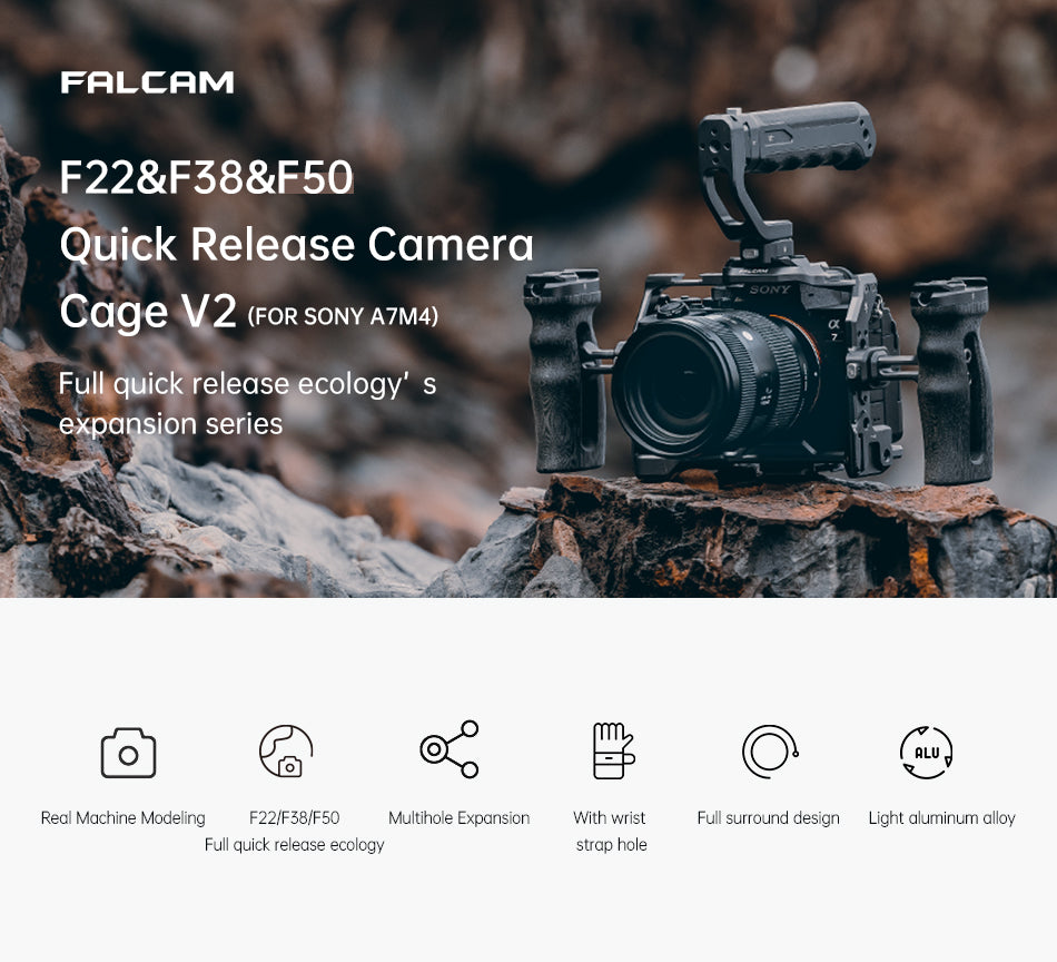 Ulanzi Falcam F22 & F38 Quick Release Camera Cage for Sony a6700 C00B3