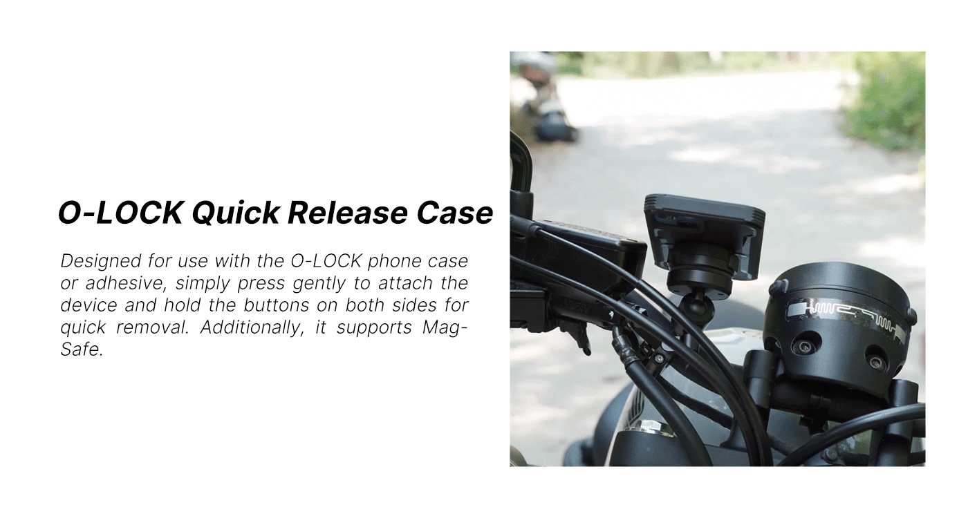 Ulanzi O-LOCK iPhone Quick Release Kit for Bike