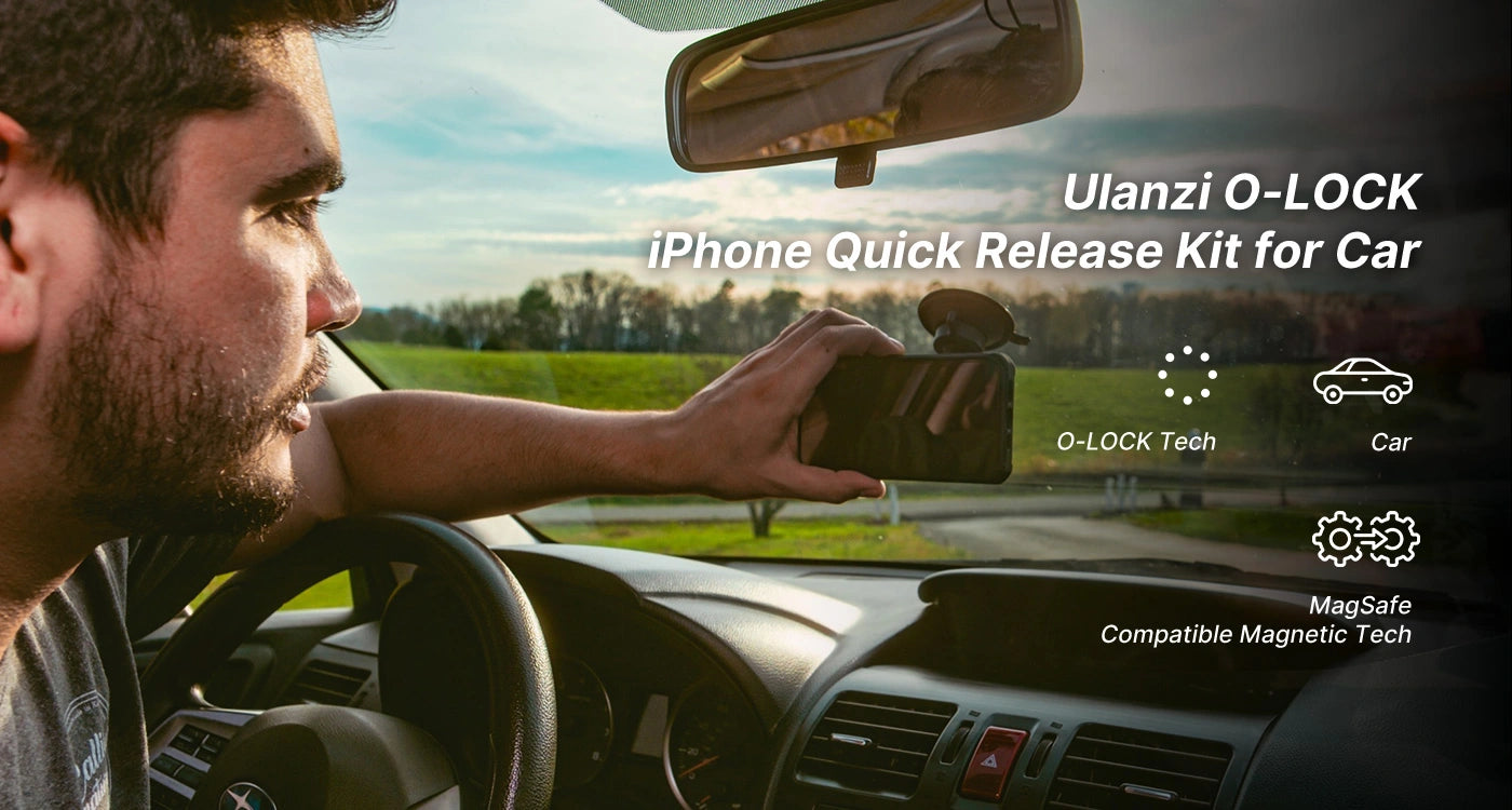 Ulanzi O-LOCK iPhone Quick Release Kit for Car